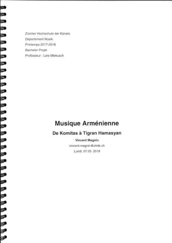 Musique Arménienne