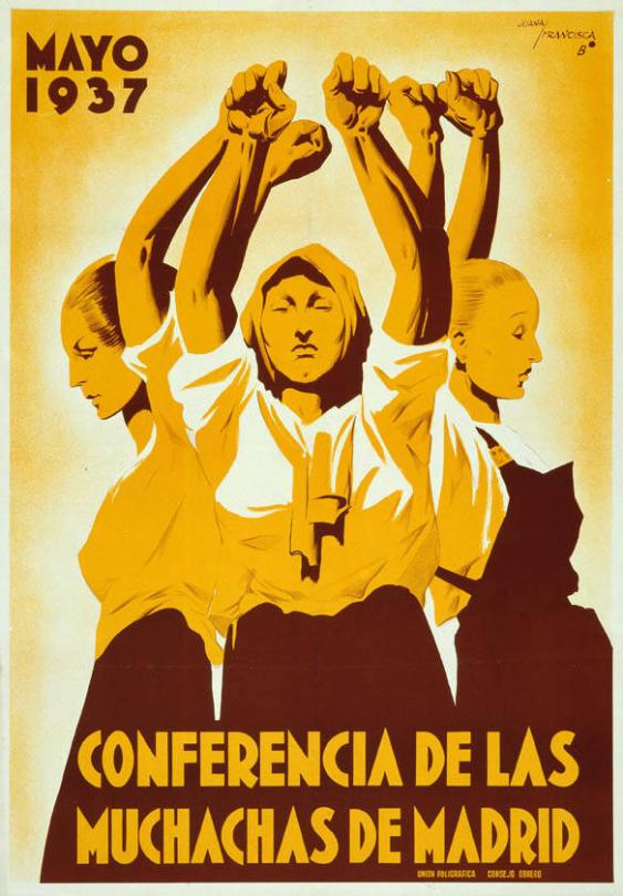 Mayo 1937 - Conferencia de las Muchachas de Madrid