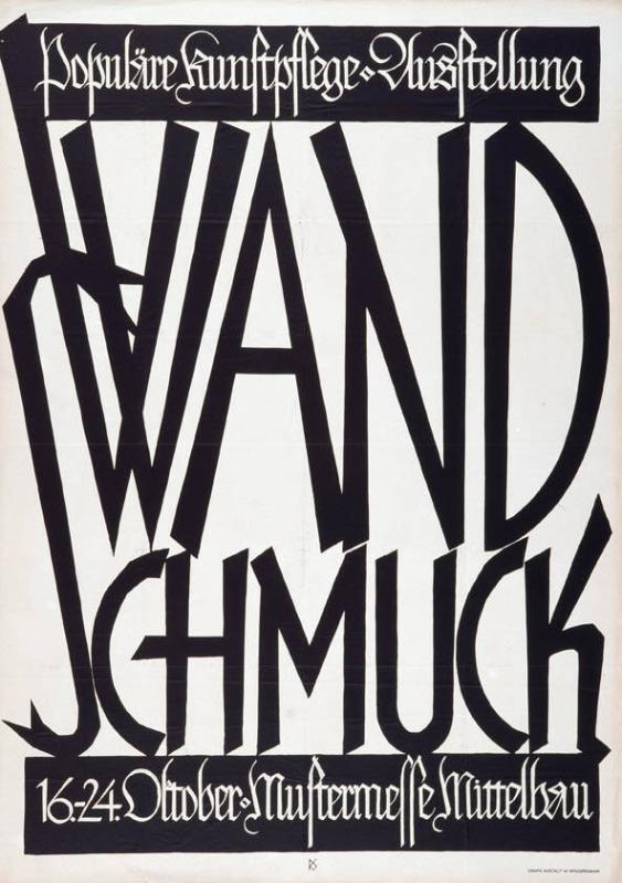 Wandschmuck - Populäre Kunstpflege-Ausstellung - Mustermesse Mittlebau