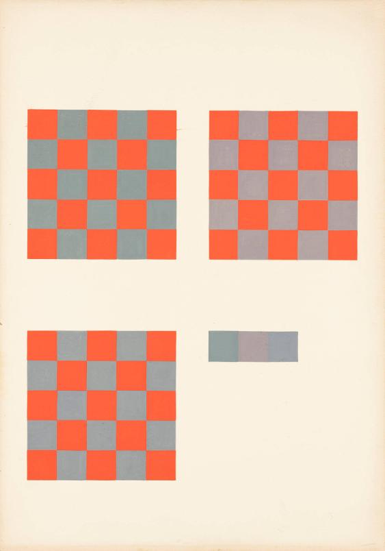 [Qualitäts-Kontrast, Farbtafel nach Johannes Itten]