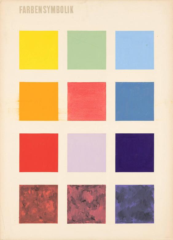 Farbensymbolik [Farbtafel nach Johannes Itten]
