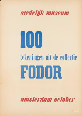 Stedelijk Museum - 100 tekeningen uit de collectie Fodor