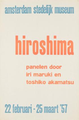 Amsterdam Stedelijk Museum - Hiroshima - Panelen door Iri Maruki en Toshiko Akamatsu