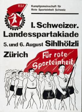 I. Schweizer-Landesspartakiade - Sihlhölzli - Zürich - Für rote Sporteinheit