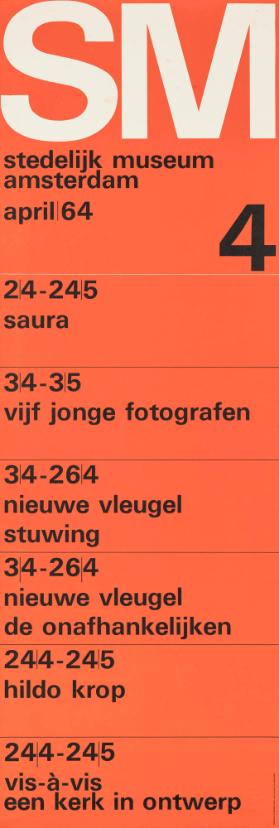SM - Stedelijk Museum Amsterdam - April 64