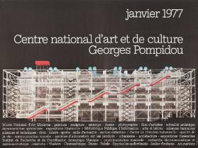 Janvier 1977 - Centre national d'art et de culture Georges Pompidou
