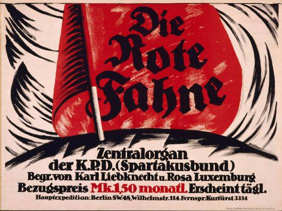 Die Rote Fahne - Zentralorgan der K.P.D. (Spartakusbund) - (...)