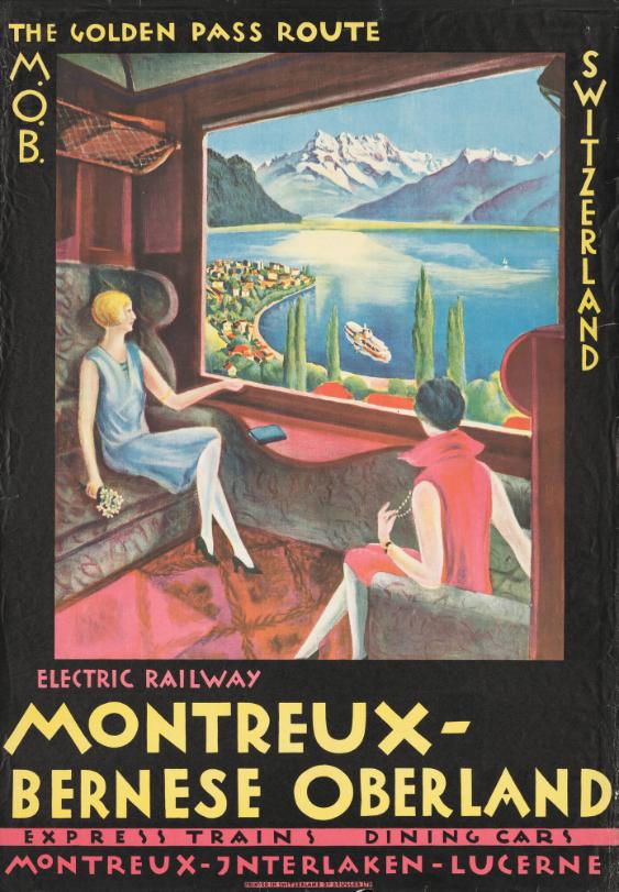 The Golden Pass Route - Montreux - Berner Oberland - Elektrische Bahn