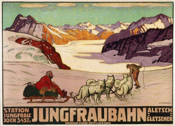 Jungfrau Bahn - Station Jungfraujoch (3457) - Aletsch Gletscher