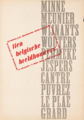 Stedelijk Museum Amsterdam - Tien belgische beeldhouwers