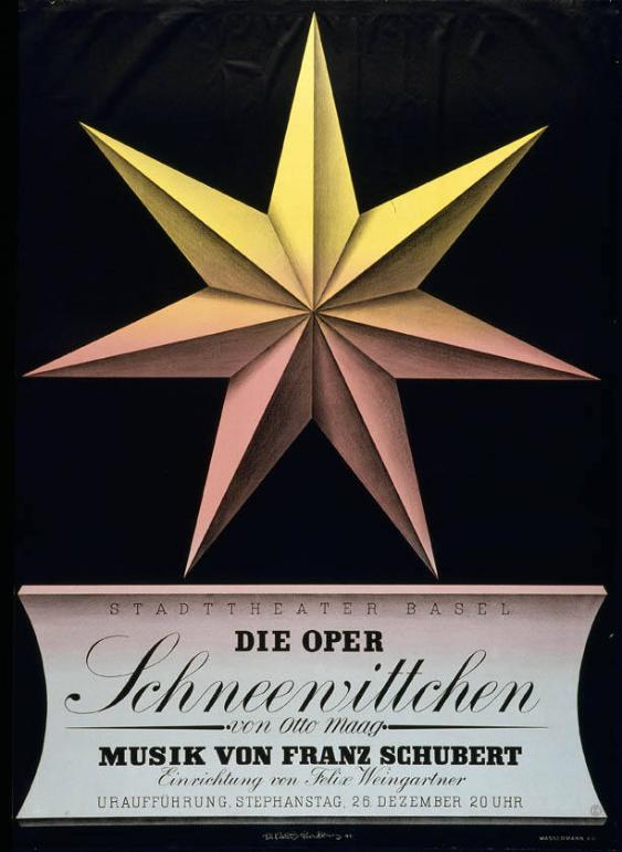 Die Oper Schneewittchen - Von Otto Maag - Musik von Franz Schubert - Stadttheater Basel