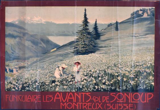 Funiculaires les Avants-Col de Sonloup - Montreux Suisse
