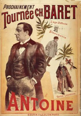 Prochainement Tournée de Ch. Baret - Antoine