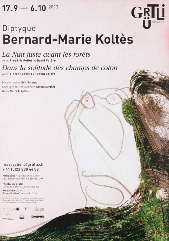Diptyque - Bernard-Marie Koltès - Grütli Théâtre