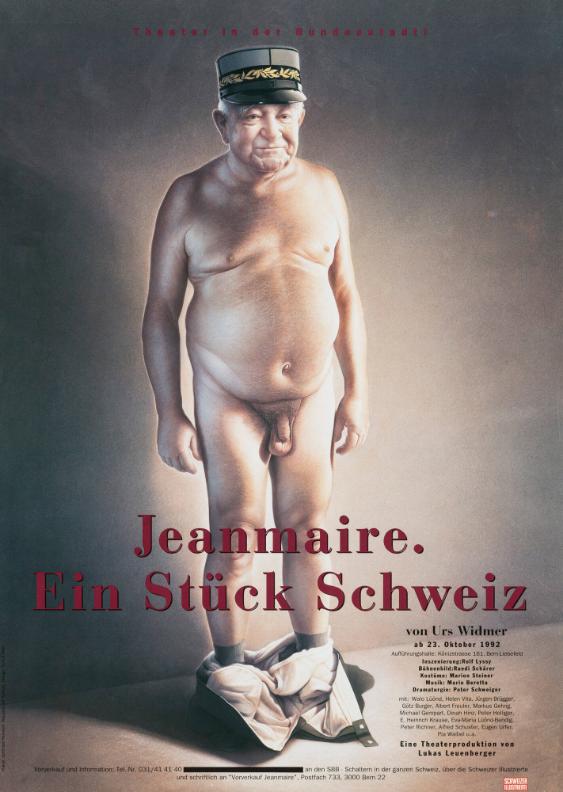 Theater in der Bundesstadt! Jeanmaire. Ein Stück Schweiz von Urs Widmer - Eine Theaterproduktion von Lukas Leuenberger