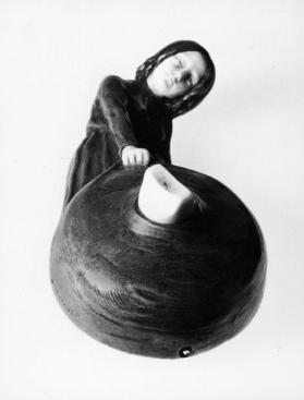 Lichtschalter mit weiblicher Figur