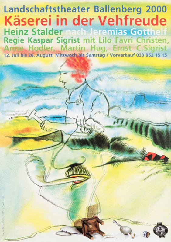Landschaftstheater Ballenberg 2000 - Käserei in der Vehfreude