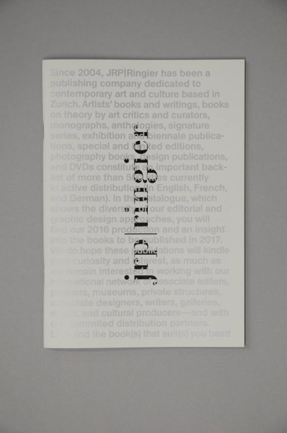 jrp | ringier 2016-2017





