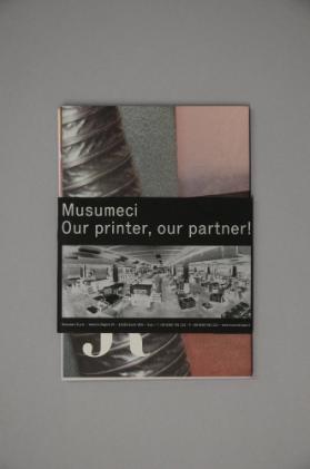 Musumeci Our printer, our partner! Catalogue 2014-2015





