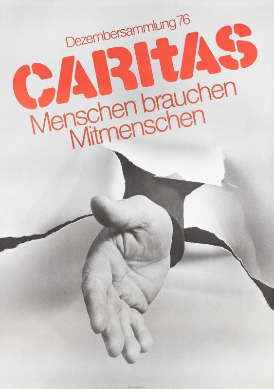 Caritas - Menschen brauchen Mitmenschen - Dezembersammlung 76