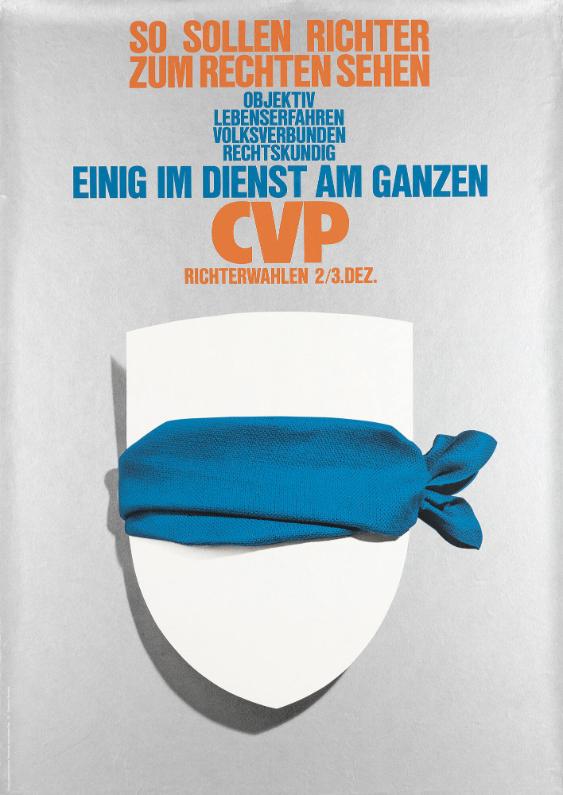 So sollen Richter zum Rechten sehen - Einig im Dienst am Ganzen - CVP Richterwahlen