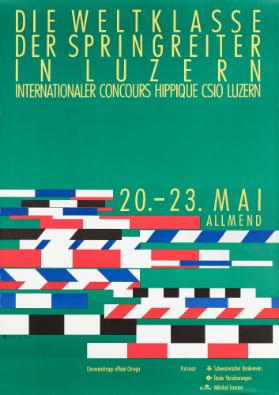 Die Weltklasse der Springreiter in Luzern - Internationaler Concours Hippique CSIO Luzern - Allmend