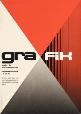 Grafik-Ausstellung des Verbandes schweizerischer Grafiker - Kunstgewerbemuseum Zürich
