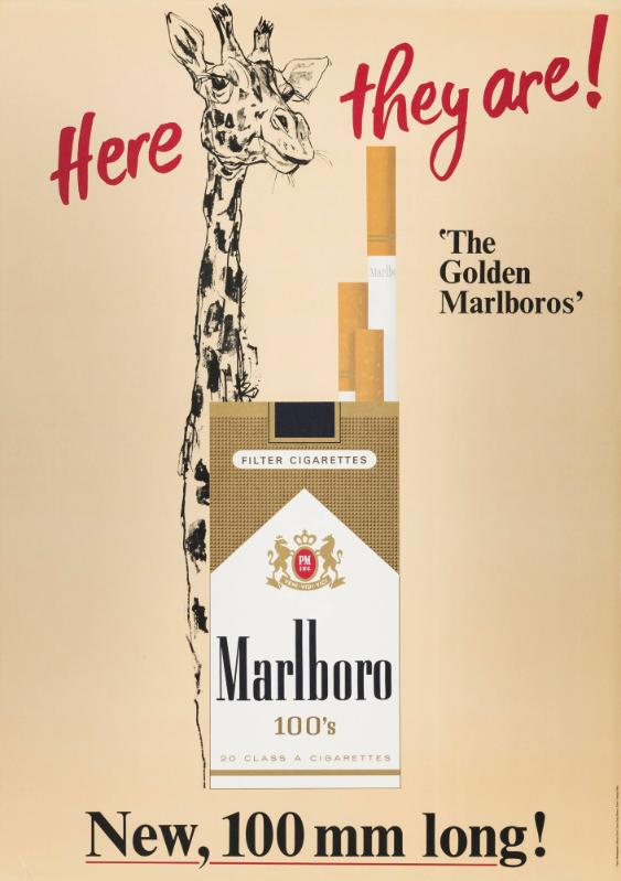 Here they are! 'The Golden Marlboros' - New, 100 mm long!