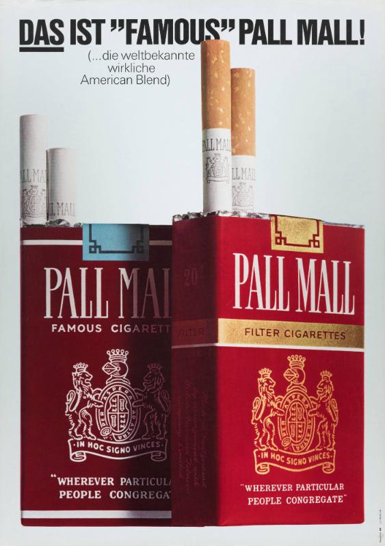 Das ist "Famous" Pall Mall! (...die  weltbekannte wirkliche American Blend)