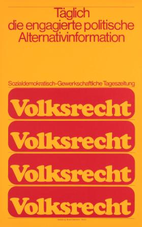 Täglich die engagierte politische Alternativinformation - Sozialdemokratisch-Gewerkschaftliche Tageszeitung - Volksrecht