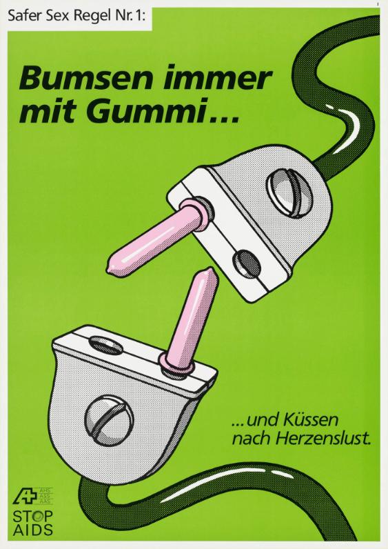 Safer Sex Regel Nr. 1: Bumsen immer mit Gummi...-...und Küssen nach Herzenslust.