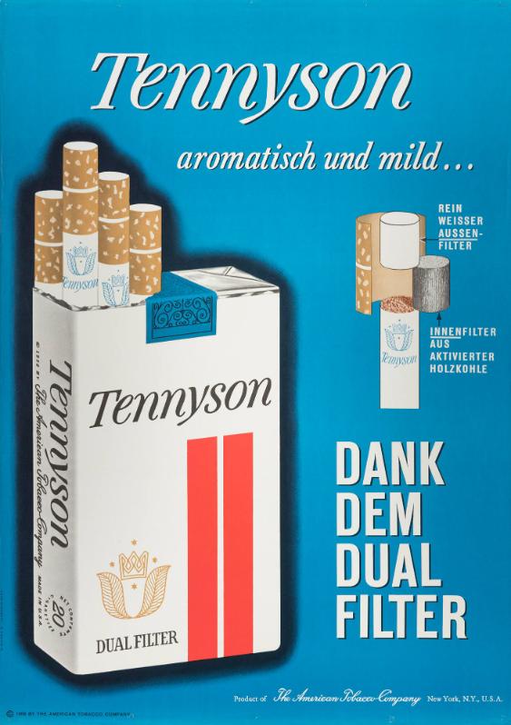 Tennyson - aromatisch und mild... - Dank dem Dual Filter - Tennyson