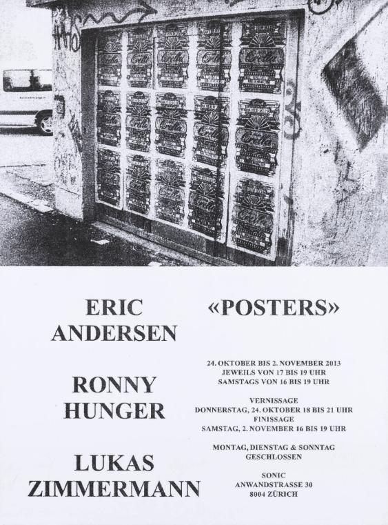 Posters - Eric Andersen - Ronny Hunger - Lukas Zimmermann
