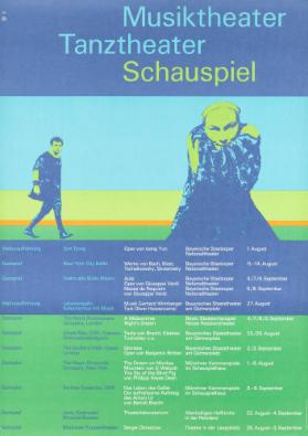 Musiktheater - Tanztheater - Schauspiel - Olympiade München 1972