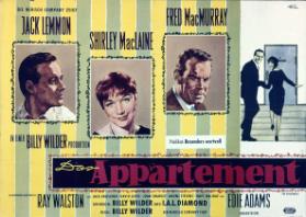 Das Appartement - Die Mirisch Company zeigt - Jack Lemmon - Shirley MacLaine - Fred MacMurray - in einer Billy Wilder Produktion