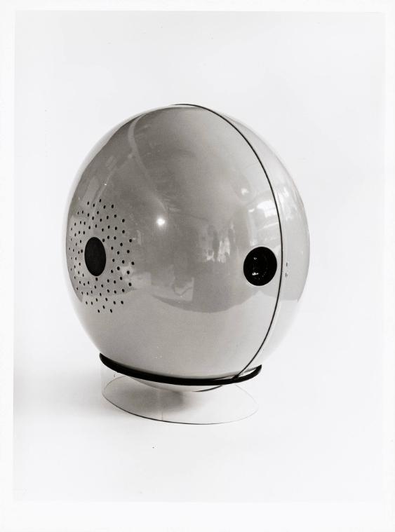 [Pré-magasin Prisunic, projecteur, design et principe de fonctionnement Rudi Meyer]