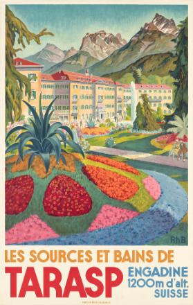 Les Sources et Bains de Tarasp - Engadine - 1200 m d'alt. - Suisse