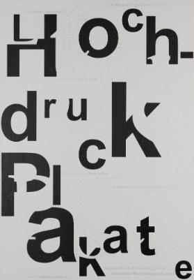 Hochdruck Plakate - Letterpress Posters