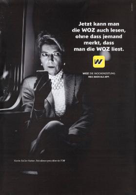 Jetzt kann man die WOZ auch lesen, ohne dass jemand merkt, dass man die WOZ liest. WOZ - Die Wochenzeitung - Neu auch als APP