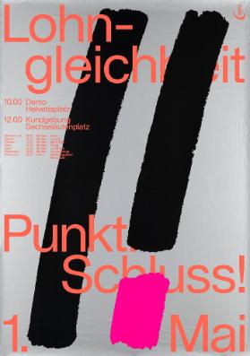 Lohngleichheit - Punkt. Schluss! 1. Mai