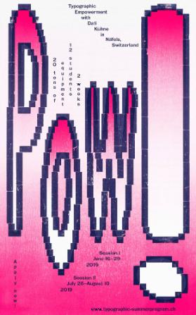 POW! Typographic Summer Program