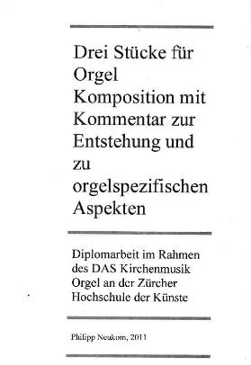 Drei Stücke für Orgel