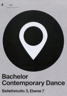 Bachelor Contemporary Dance, Signaletik