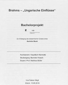 Brahms - "Ungarische Einflüsse"