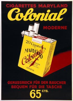 Colonial - Genussreich für den Raucher, bequem für die Tasche - 65 Cts.