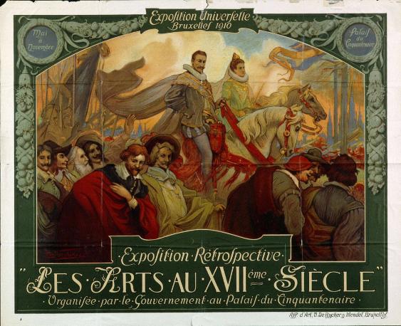 Exposition Universelle Bruxelles 1910 - Exposition Rétrospective Les Art s au XVIIème Siècle