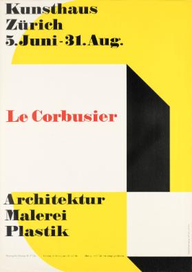Kunsthaus Zürich - Le Corbusier - Architektur Malerei Plastik