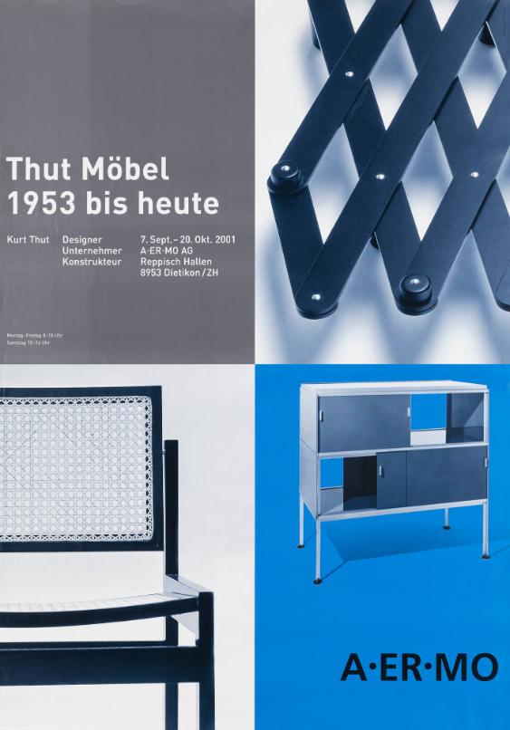 Thut Möbel - 1953 bis heute - Kurt Thut - Designer, Unternehmer, Konstrukteur - A•ER•MO