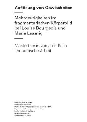 Auflösungen von Gewissheiten