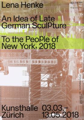 Lena Henke - An Idea of Late German Sculpture - To the People of New York, 2018 - Kunsthalle Zürich